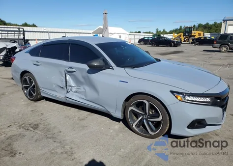 2022 Honda Accord Hybrid Sport from USA, damaged, VIN 1HGCV3F2XNA037925